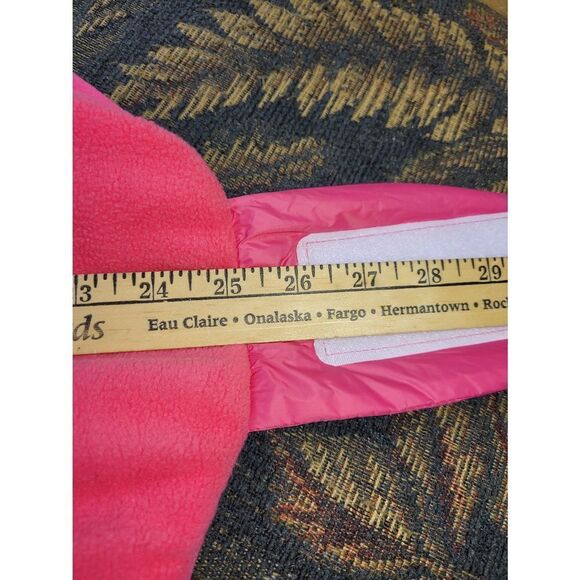 Boots and Barkley Pink and Orange  Medium Puffer Vest - Picture 5 of 7